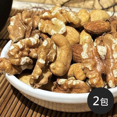 【美佐子】原味綜合堅果(120g/包，共2包)