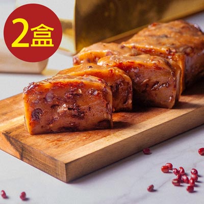 【給力食品】金磚桂圓紅豆糕*2盒